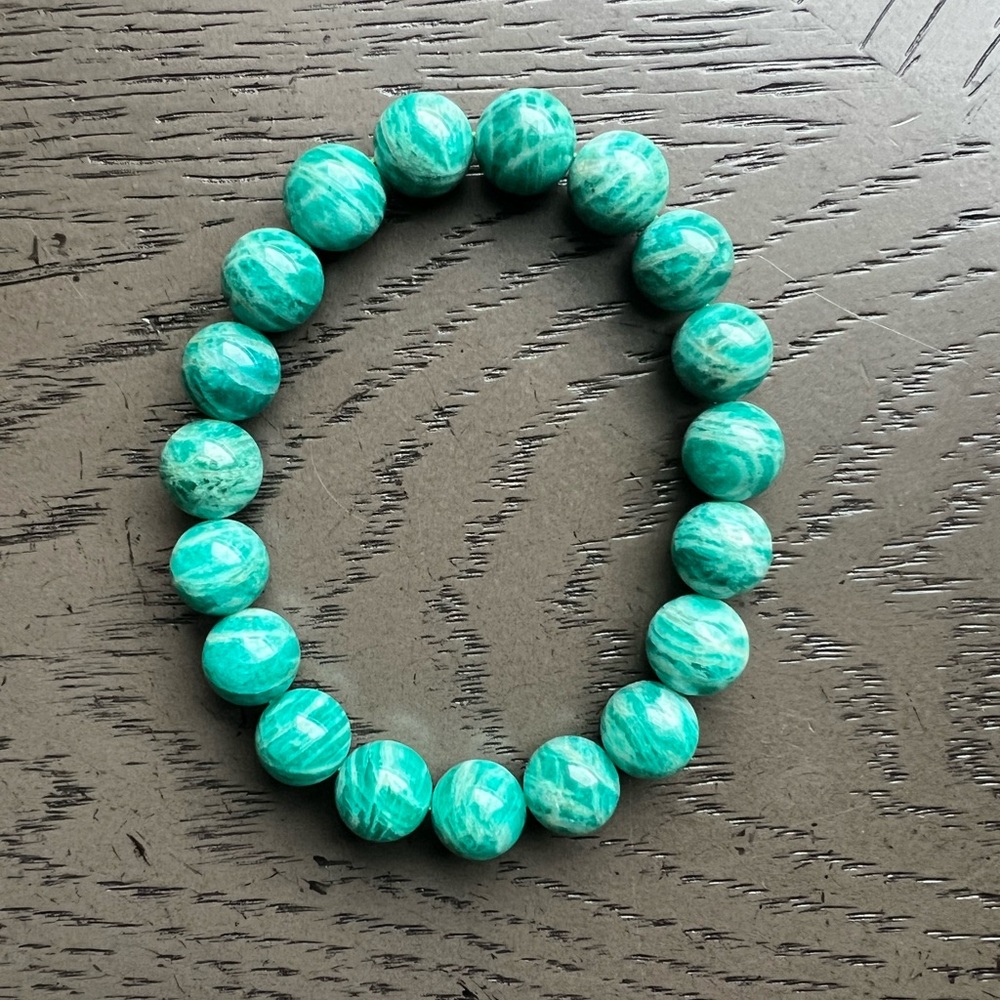 Russian Amazonite bracelet 10mm